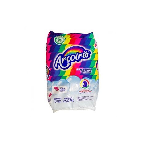 Detergente en Polvo Arcoiris Bolsa 9 Kg