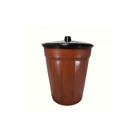 Bote Basura Cilindrico c/tapa 44×48 diam. 60 litros