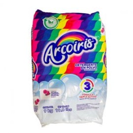 Detergente en Polvo Arcoiris Bolsa 9 Kg